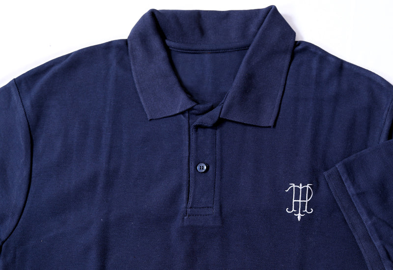 Classic Navy-Blue Formal Polo T-shirt