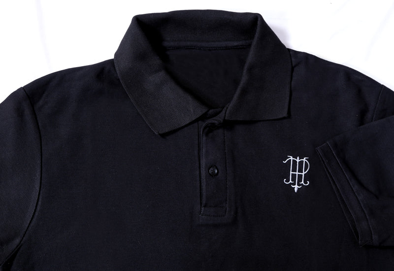 Signature Paramount Black Formal Polo T-shirt