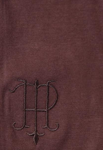 Minimalistic Brown Regular Fit T-Shirt